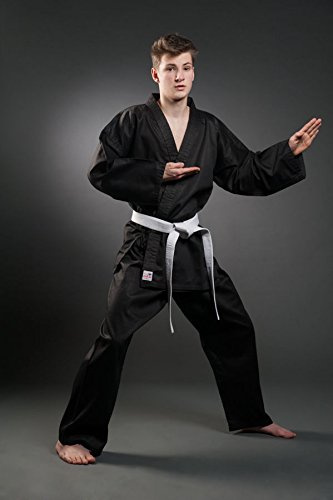 ORKANSPORTS Karate Anzug schwarz, Gr. 160