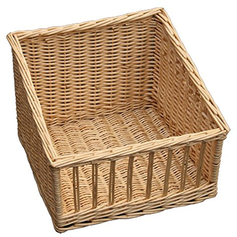 Red Hamper Rojo Cesta Pantalla Bakers Bandeja, Mimbre, marrón, 40 x 39 x 30 cm
