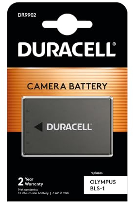 Duracell DR9902 Premium Analog Olympus BLS-1 Battery PEN E-P1 E-P2 E-P3 E-PL1 7.4V 1050mAh, 0.51 in*2.17 in*1.38 in