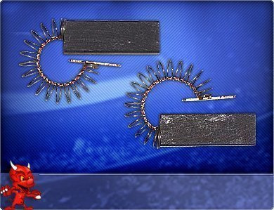 2 Kohlebürsten Motorkohlen Kohlestifte Waschmaschine für Neff