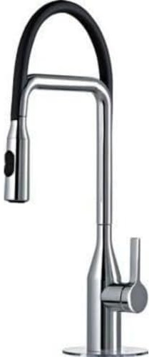 Franke Maxxis Spray Küchen-/ Hochdruckarmatur Einhebelmischer mit flexiblem Auslauf mit Brausefunktion massive Edelstahlgehäuse, 115.0150.260