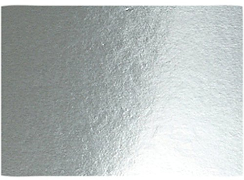 Creativ 220780 Metallfolienkarton, A4, 21 x 30 cm, 280 g, silberfarben, 10 Blatt