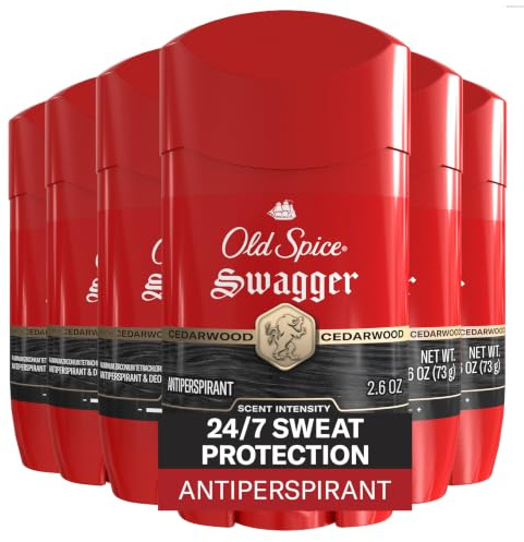 Old Spice Red Zone Anti-Transpirant Deodorant Invisible Solid Swagger, 75 ml (3 Stück)