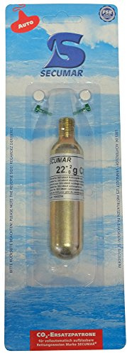 Secumar CO2-Ersatzpatrone 22g CO2-Patrone Midi Junior Auto