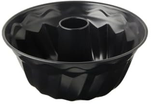 Dr. Oetker Molde Rosco Alto 22Cm, acero con revestimiento antiadherente especial, color negro. 1 ud.