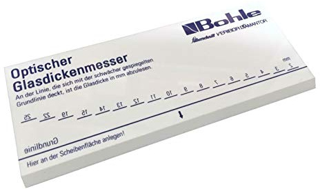 BOHLE Dickenlehre-Maßnahmen von 2 bis 25° mm 5164900