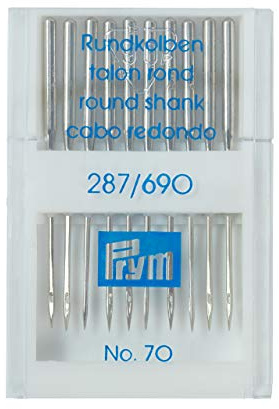 Prym 152283 Nähmaschinennadeln 287(690) Rundkolben, 70