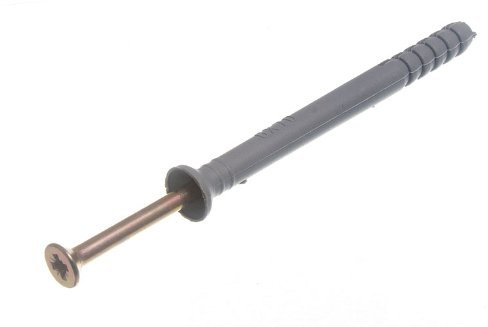 Pack of 8 Hammer Fixing with Nylon Wall Plug M6 X 70Mm