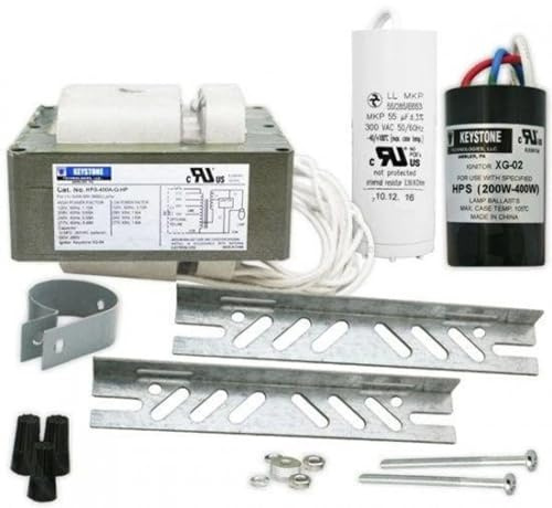 Keystone Technologies HPS-400A-Q-KIT High Pressure Sodium Ballast Kit 400W Quad Tap 120/208/240/277V