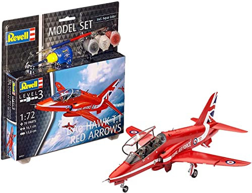 Revell 64921 - Modellbau Set BAe Hawk T.1 Red Arrow im Maßstab 1:72