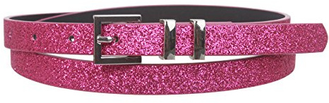 beltiscool Damen-Gürtel, 1,6 cm, mit Glitzer