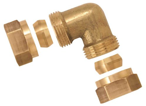 Boutté 3117618 Coude bicône laiton égal Tube Ø10