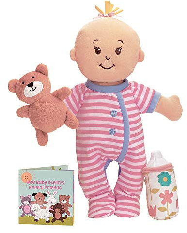 Manhattan Toy 11964473854 Spielzeug Wee Baby Stella Sleepy Time Scents 30.48cm Baby Doll Set, Rosa
