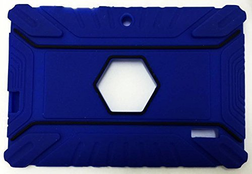L&C® 7 INCH Heavy Duty SILICONE RUBBER CASE FOR ANDROID TABLET ALLWINNER A13 A23 Q88 (Royal blue)
