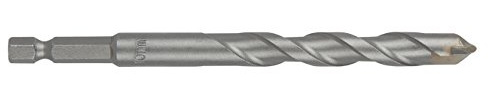 wolfcraft Steinbohrer HM-bestückt, Sechskant-Schaft, Ø 10 mm I 7270000 I Für Bohrungen in Mauerwerk, Kunst- und Naturstein