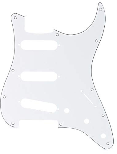 Fender 099 – 1360 – 000 Standard Stratocaster Pickguard SSS White – Battipenna