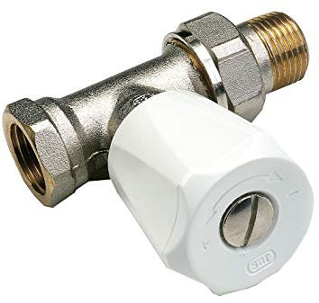 COMAP EuroSar 419204 Heizkörper-Wasserhahn, manuell, rechts, weiblich, 1/2 Zoll, Thermostatisierbar, für Heizkörper