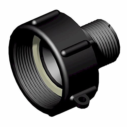 IBC ADAPTER DN50 NPS IG (60mm) auf 0,75 Zoll AG NPT - für SCHÜTZ IBC USA + Mexico