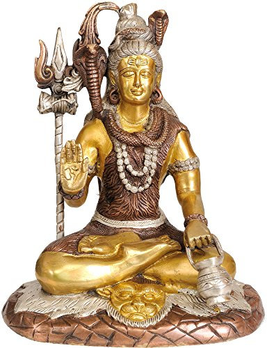 Exotic India Lord Shiva Statue aus Messing