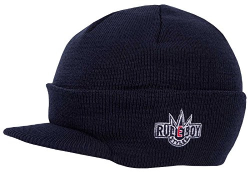 2Stoned Mütze mit Schirm Visor Beanie Cap Deluxe in 10 Farben und 2 Größen für Damen, Herren und Kinder