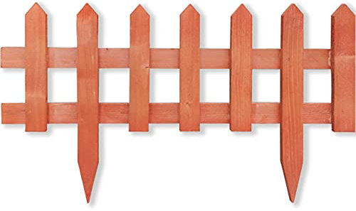 STECCATO RECINTO IN LEGNO PER AIUOLE CM.60X35X1,0 spessore 10+10 mm