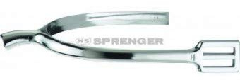 SPRENGER Sporen Damen 20mm mit Perlonsporenriemen (rostfrei verchromt)