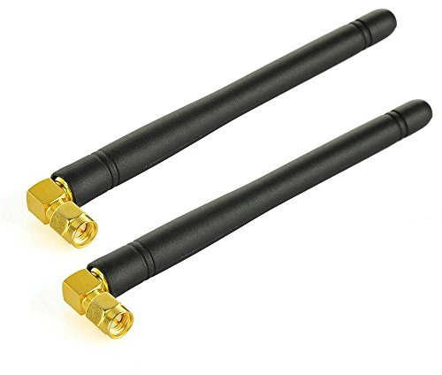 Eightwood 868MHz-870Mhz Vertical Omni Directional 868 MHz Antenna SMA Stecker 2 Stücke für Wireless Homematic CCU3 CCU2 CC1101 Ham Radio MEHRWEG