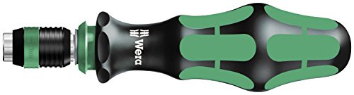 Wera 817 R SB Bits-Handhalter mit Rapidaptor Schnellwechselfutter, 1/4 Zoll, 133 mm, 1 Stück, 05073541001