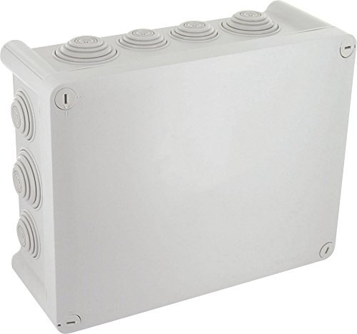 LEGRAND | Boîte De Dérivation Plexo 220x170x86, Étanchéité Renforcée IP55, Fermeture 1/4 De Tour, 14 Entrées Pré-Défonçables
