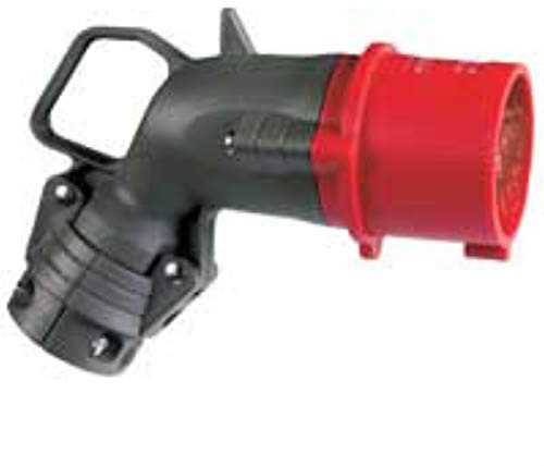 Fiche mobile coudée Hypra 32A - 3P+N+T - 380V~ à 415V~ - plastique - IP44