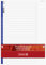 Ringbuch - Einlagen/Papier BRUNNEN 100 Blatt - liniert mit Rand (Lineatur 25) - A4 (21,0 x 29,7 cm)