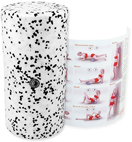 WEBBOMB Faszienrolle Massage Rolle zum Training der Faszien/des Bindegewebes und der Muskeln inkl. bebildeter Anleitung