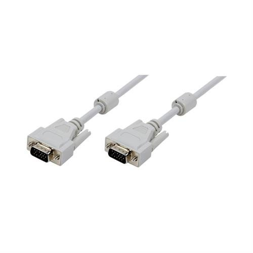 LogiLink D-Sub, 3 m cavo VGA VGA (D-Sub) Grigio