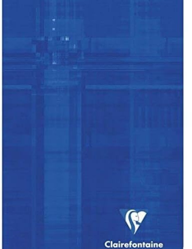 Clairefontaine 663602AMZC - Set mit 3 Heften, 48 Blatt, 11 x 17cm, 90g, kariert, 1 Set, farbig sortiert