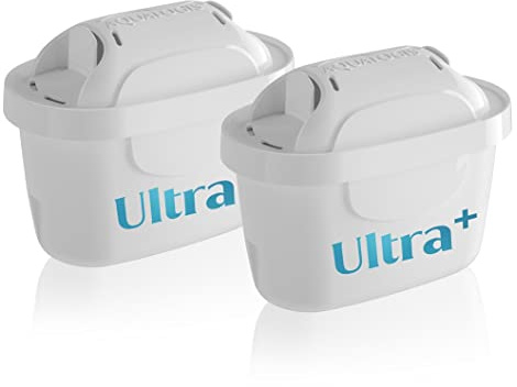 Aqualogis Ultra+ Water Filter Cartridge for Brita Maxtra + Water Pitcher 2 Pack