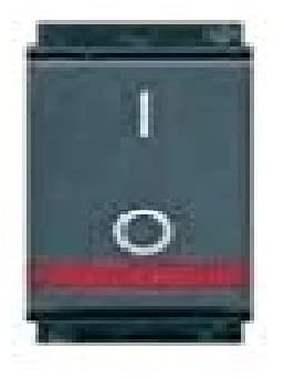 Interruttore bipolare luminoso 1 modulo 16A Living classic Arc 7812.2