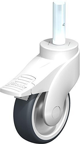 BLICKLE LENKROLLE MIT FESTSTELLER MIT ZAPFEN LWK-TPA 101G-FI-ZA55. MIT GLEITLAGER. DURCHMESSER 100 mm