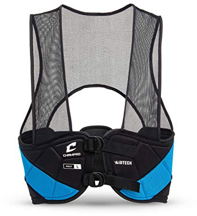Champro Air Tech 3 Rib Vest (Black, Youth/Small), BLACK BODY, Youth Small