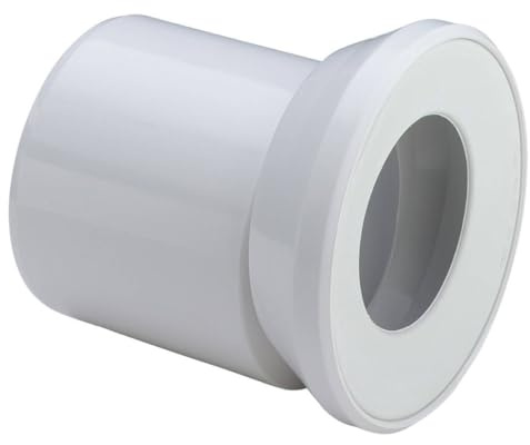 Viega 103231 WC-Anschluss-Stutzen Modell 3815.1, DN 100 x 155 mm, weiß