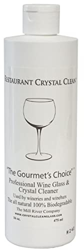 Restaurant Crystal Clean: Professional Wine Glass Cleaner and Crystal Cleaning Liquid -470ml