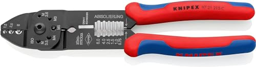 KNIPEX Presstång svartlackerad med flerkomponentsgrepp 230 mm, 97 21 215 C