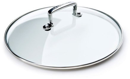 Le Creuset Coperchio in vetro, diameter 24 cm, Pratico accessorio per la linea in alluminio antiaderente, Impugnatura in acciaio inox fissata, 96200824000000