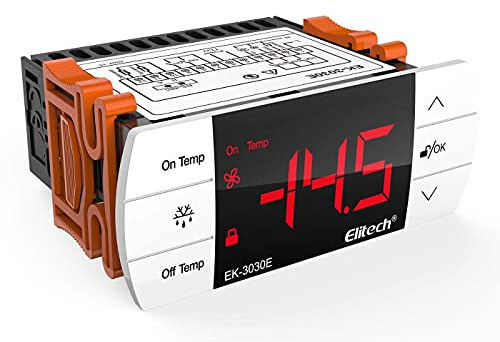 Elitech EK-3030E 220V Digitaler Temperaturregler Thermoelement -40 ℃ bis 90 ℃