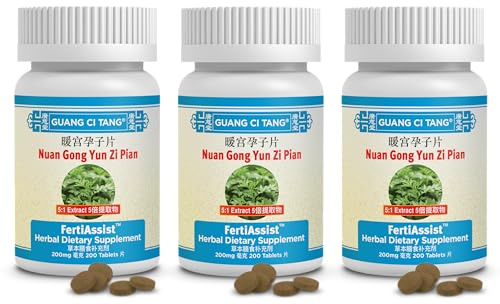3 Bottles of Nuan Gong Yun Zi Pian FertiAssist Plus Fertility Blend for Women Family Planning- 200 Pills in each Bottle