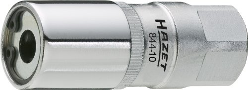 HAZET 844-10 75 mm Stud Bolt Extractor - Chrome-Plated/Polished