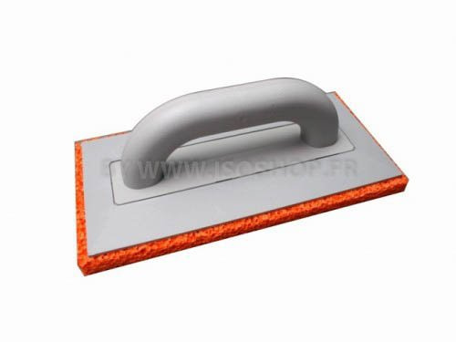 Glättekelle Kunststoff PS mit Beschichtung Filz 6.5 mm für Gips und Putz – 270 x 130 mm