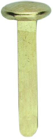 ALCO Mönsterpåseklämma, 3, runt huvud, huvuddiameter: 7 mm, gåvolängd: 17 mm, mässing (100 stycken), du får 1 förpackning med 100 stycken