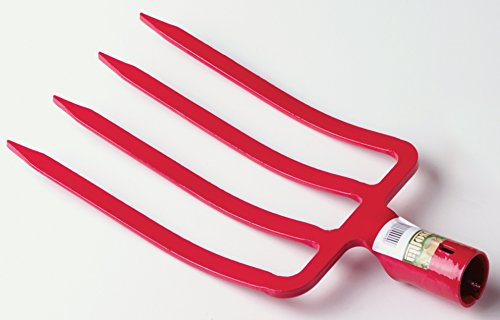 AUSONIA - Grabegabel Spatengabel 4 Zinken ohne Stiel Gr 740 cm 25,5 x 18