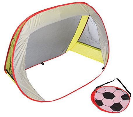 Idena 40463 - Pop Up Fußballtor mit Tragetasche, leichter Transport, ca. 1,3 x 0,96 x 0,8 cm, ideal für Garten, Sportplatz oder Park