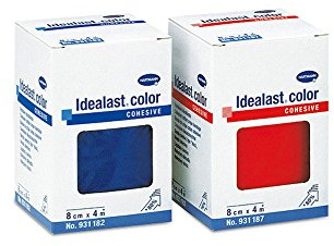 Idealast-haft color Binde 10cmx4m blau, 1 Binde